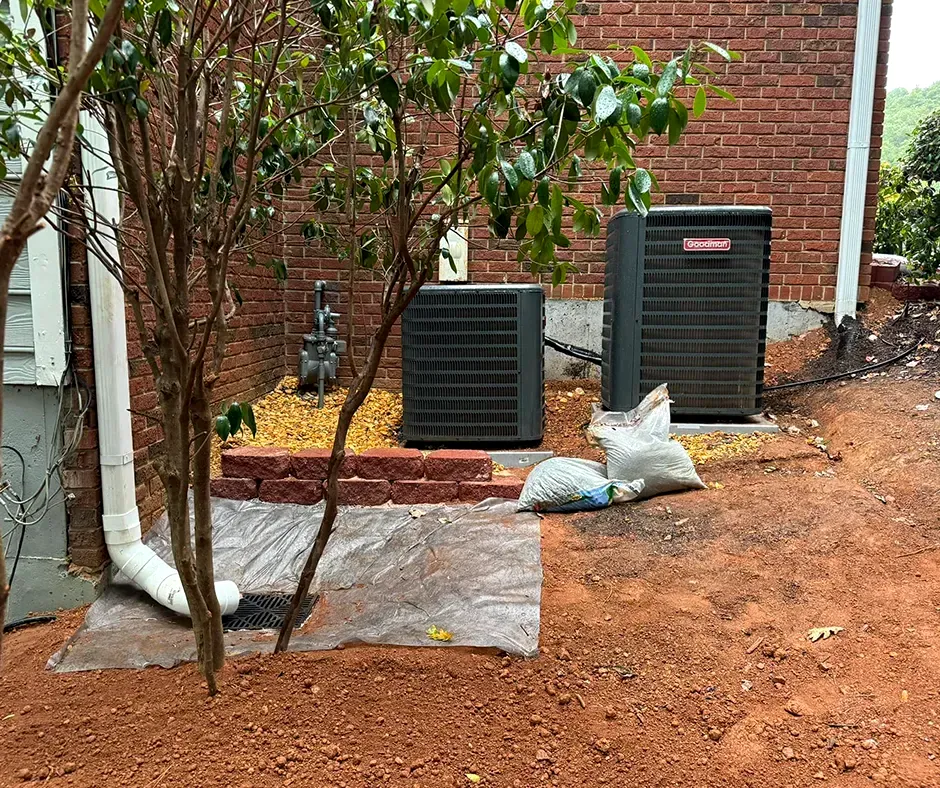 French Drain Installation Near Pool Area in Boston, MA French Drain Installation Near Pool Area in Boston, MA